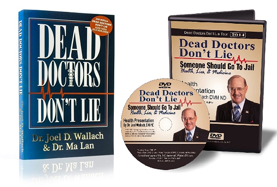 Book/DVD – Dead Doctors Don’t Lie – with DVD – By Dr Joel Wallach