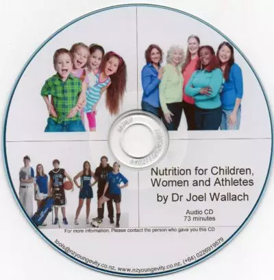 CD – Nutrition for Woman, Children and Athletes – by Dr Joel Wallach